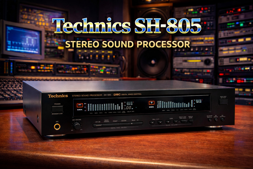 TECHNICS SH-E85 🌈RaRe🌈 Vintage Stereo Digital Equalizer
