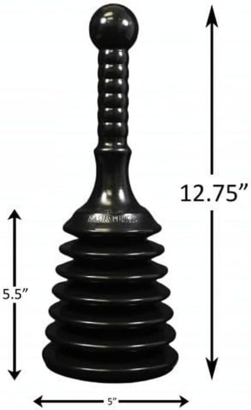 Sink & Drain Plunger Black High Quality Small Powerful for Kitchen Bathroom S...