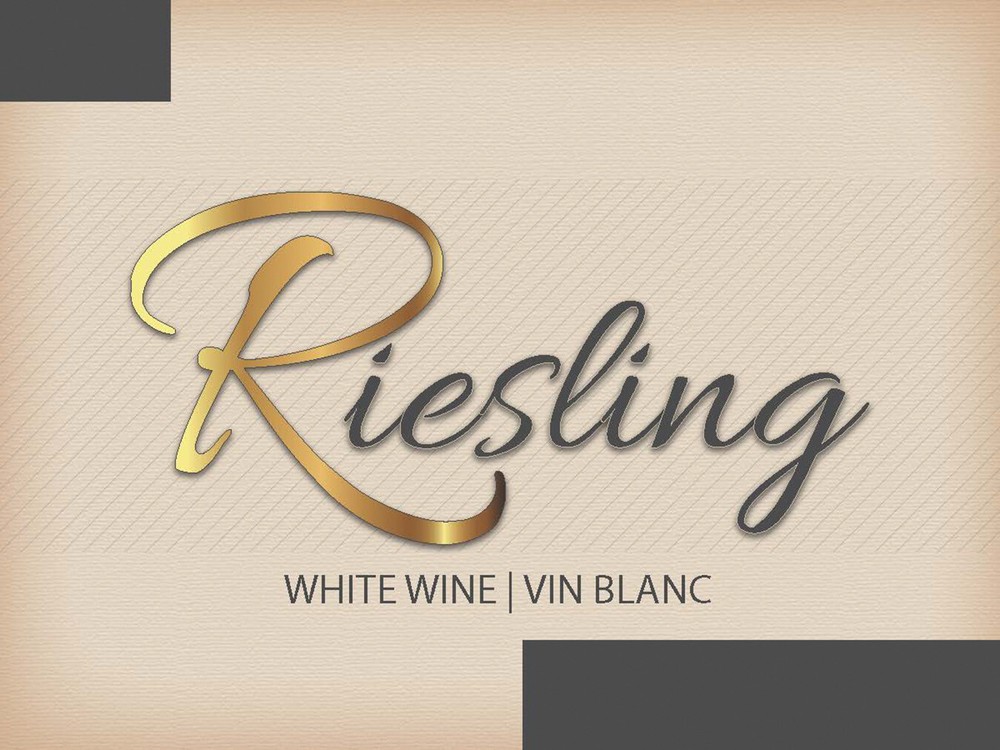 Riesling Wine Labels 30/Pack Varietal Collection