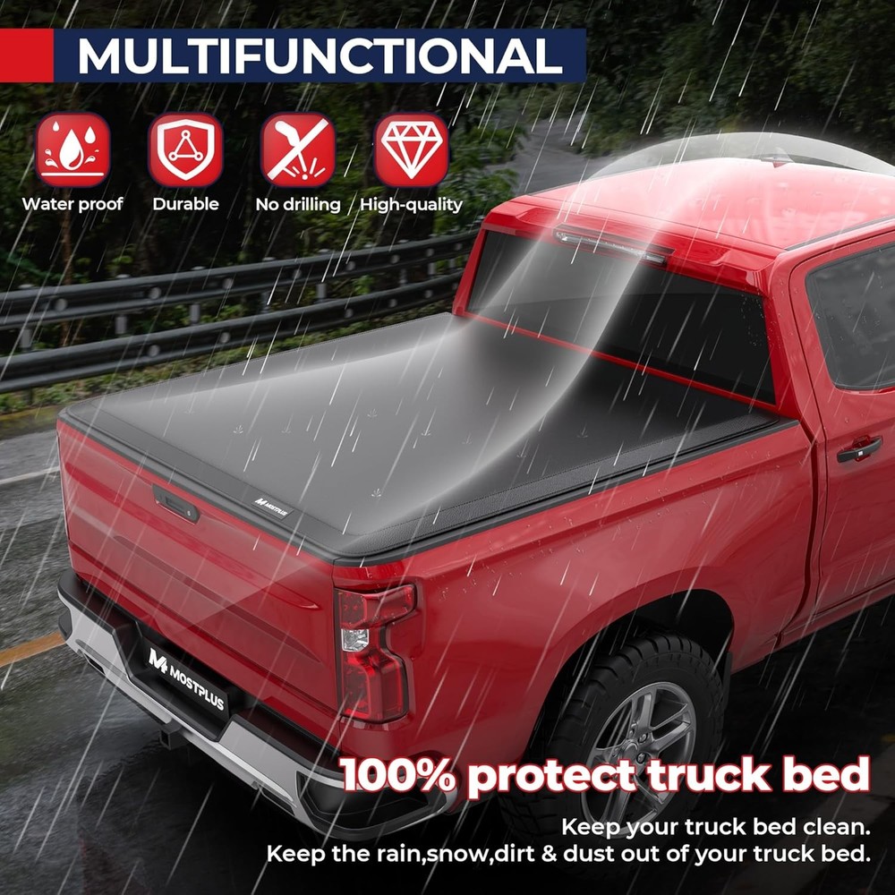 Soft Roll Tonneau Cover Silverado 5.8ft