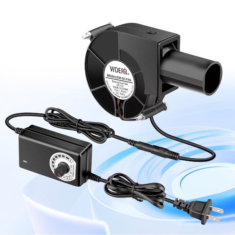 Blower Fan 120v 240V AC Plug Variable Speed Controller Centrifugal Outdoor.