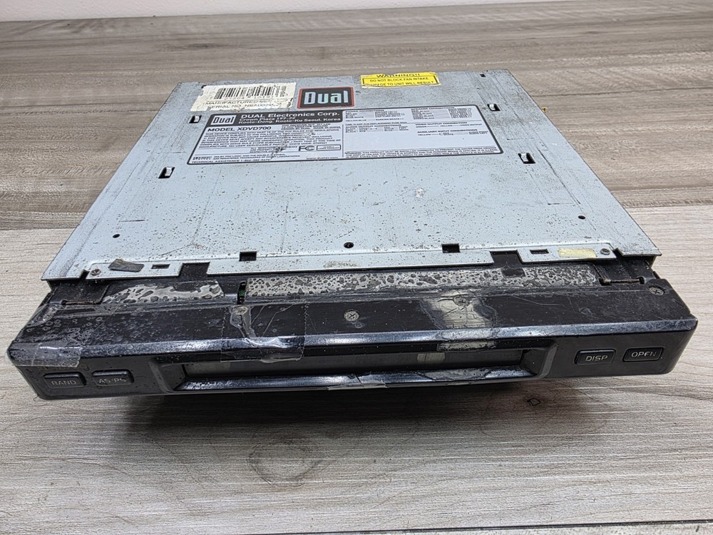 PARTS! Dual Electronics XDVD700 1DIN 7" Motorized Touchscreen CD/DVD