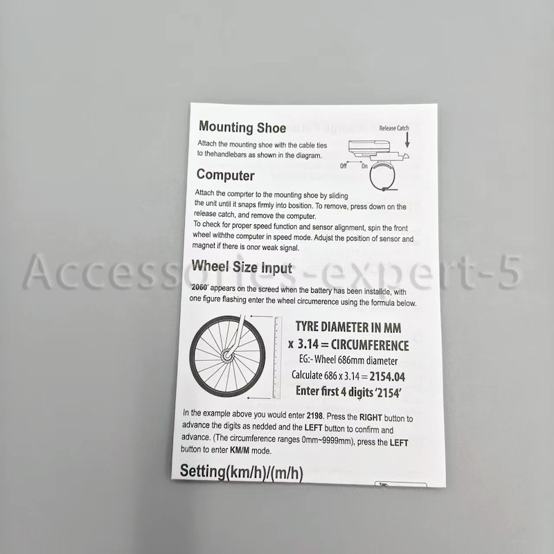 Bicycle Speedometer Cycle Digital Odometer Bike Computer Waterproof LED CA