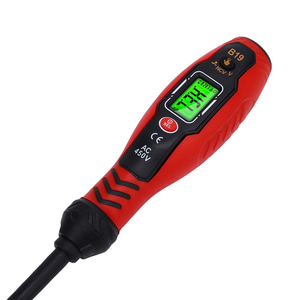 Digital Voltage Tester With LCD Backlight Smart Live Wire Detector For SWGF