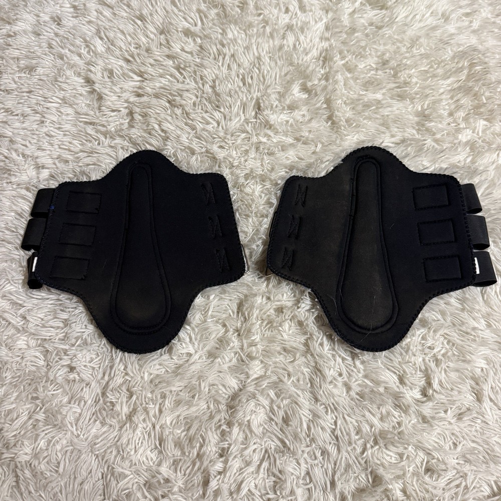 Large Blue Horseback Riding Front Splint Boots