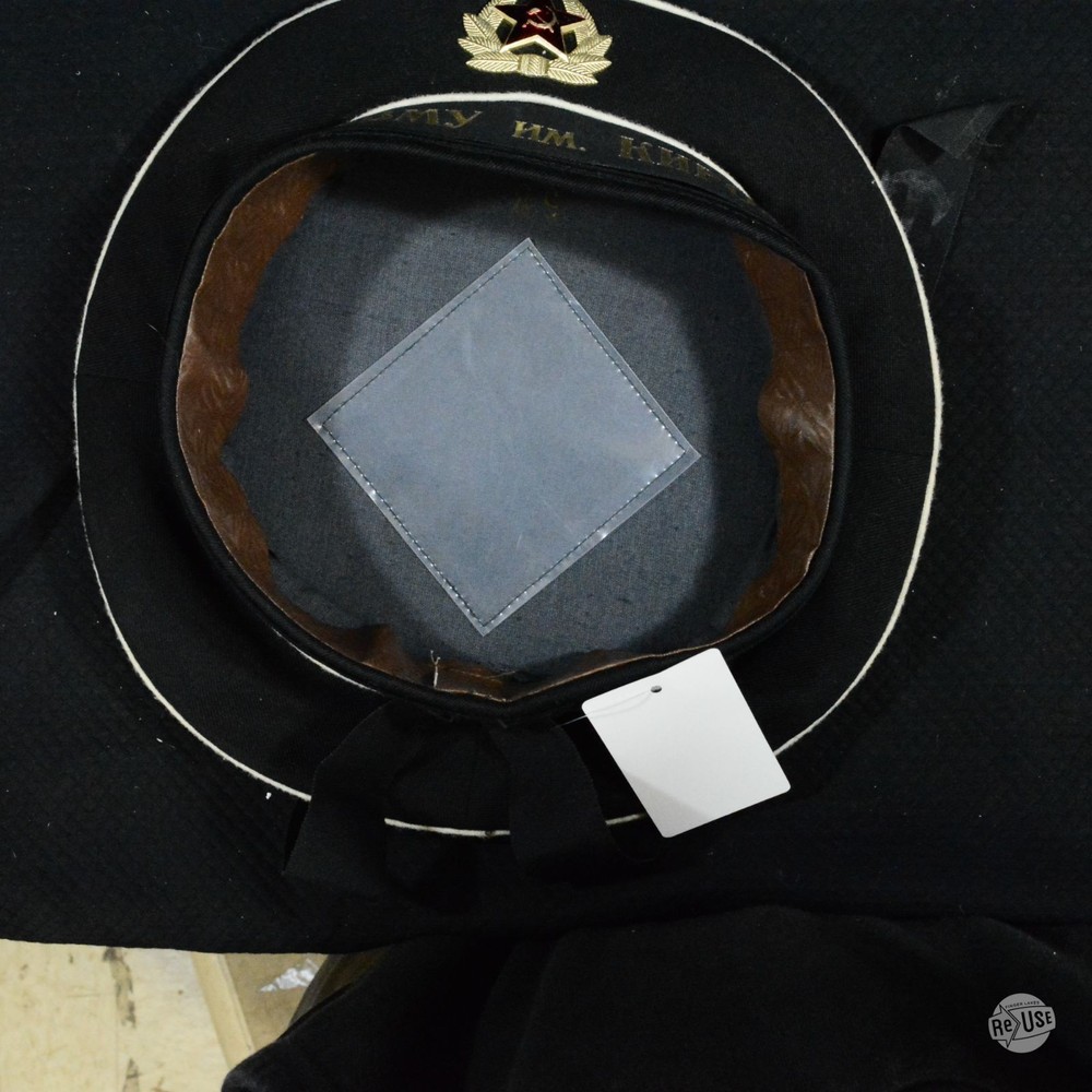Soviet Navy Flat Cap With Soviet Guards Badge