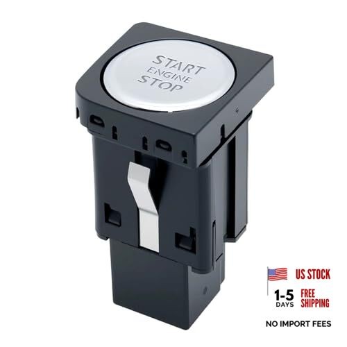 Engine Start Stop Button Switch Chrome Compatible with VW Jetta 2011 2012 2013