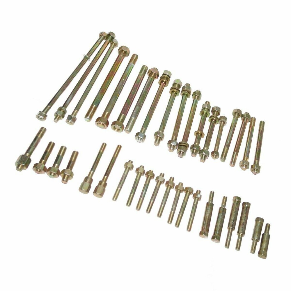 Fits Royal Enfield Complete Engine Studs With Nut & Washer Fixing Kit 47 pc. ECs