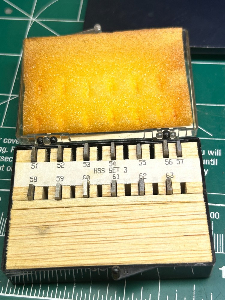 MACHINIST HmDrCb TOOL LATHE MILL Thinbit Inserts in Case Bb