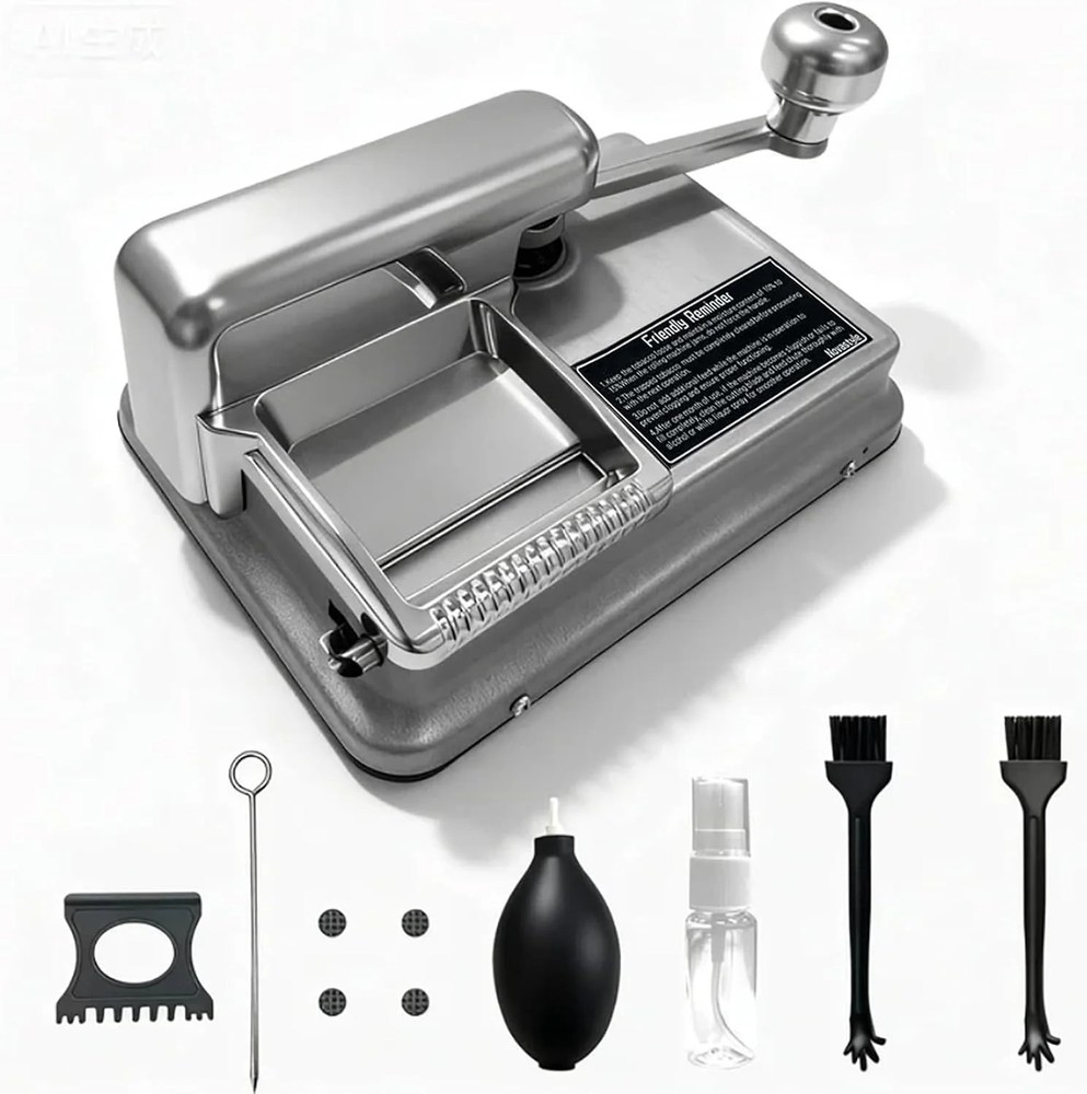 Cigarette Rolling Machine, Cigarette Roller Rolling Papers, Metallic Silver, US