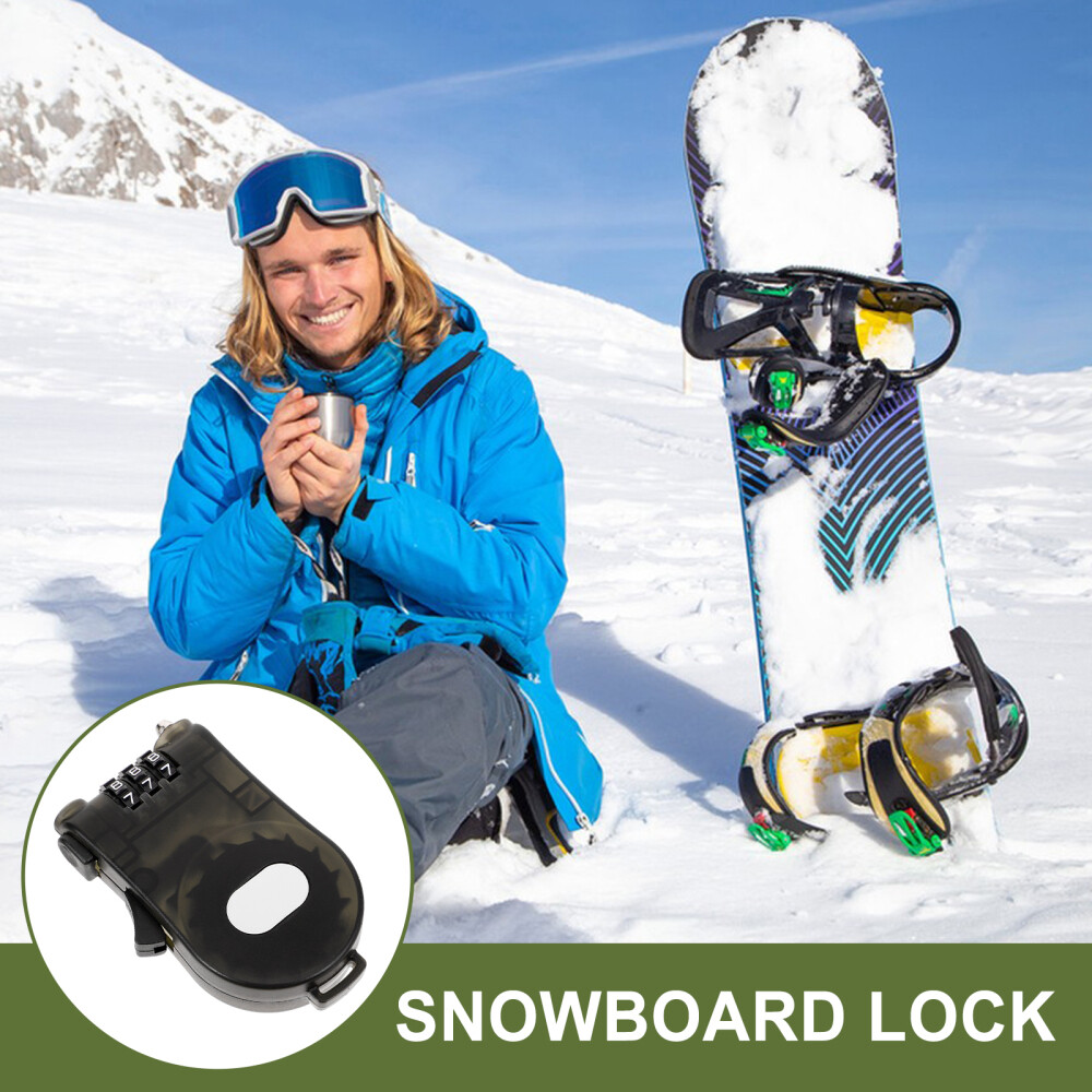 Snowboard Lock Secure Inside Board Lock Scooter Lock for Snowboard Safety