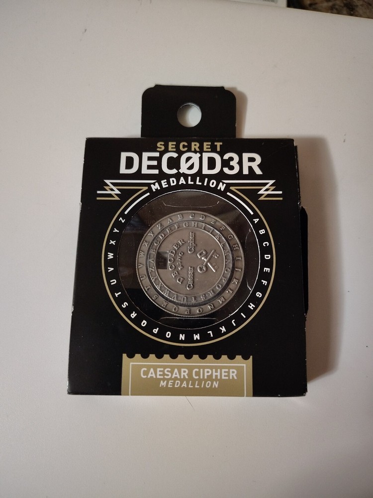 Retroworks Caesar Cipher Medallion Original