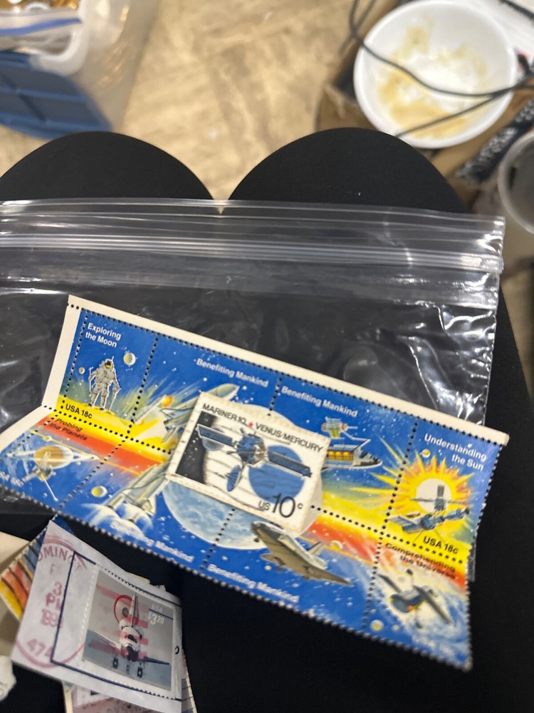 old space stamps