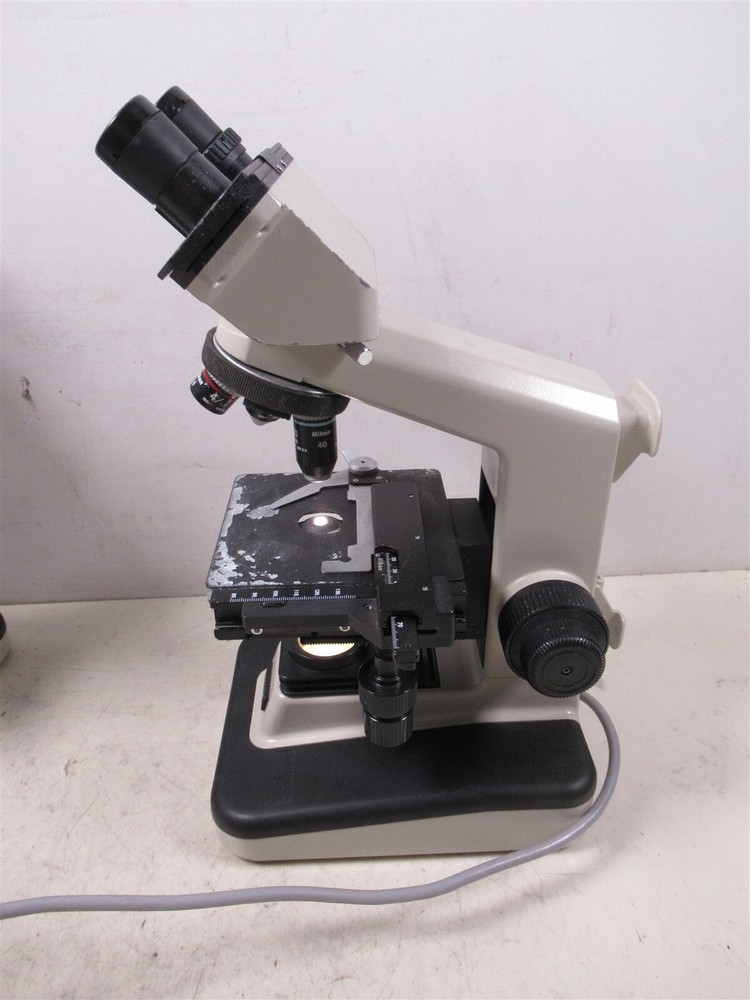 Nikon YS2-T Alphaphot Binocular Microscope w/ Eyepieces & 3 Objective Lenses