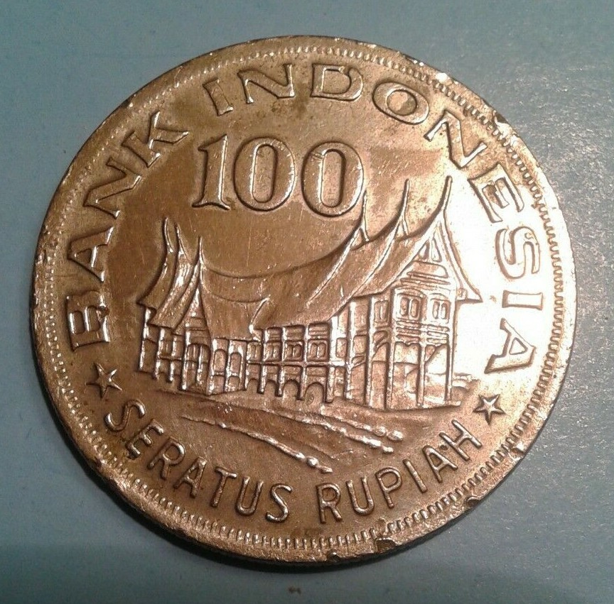 Indonesia 100 Rupiah coin 1978