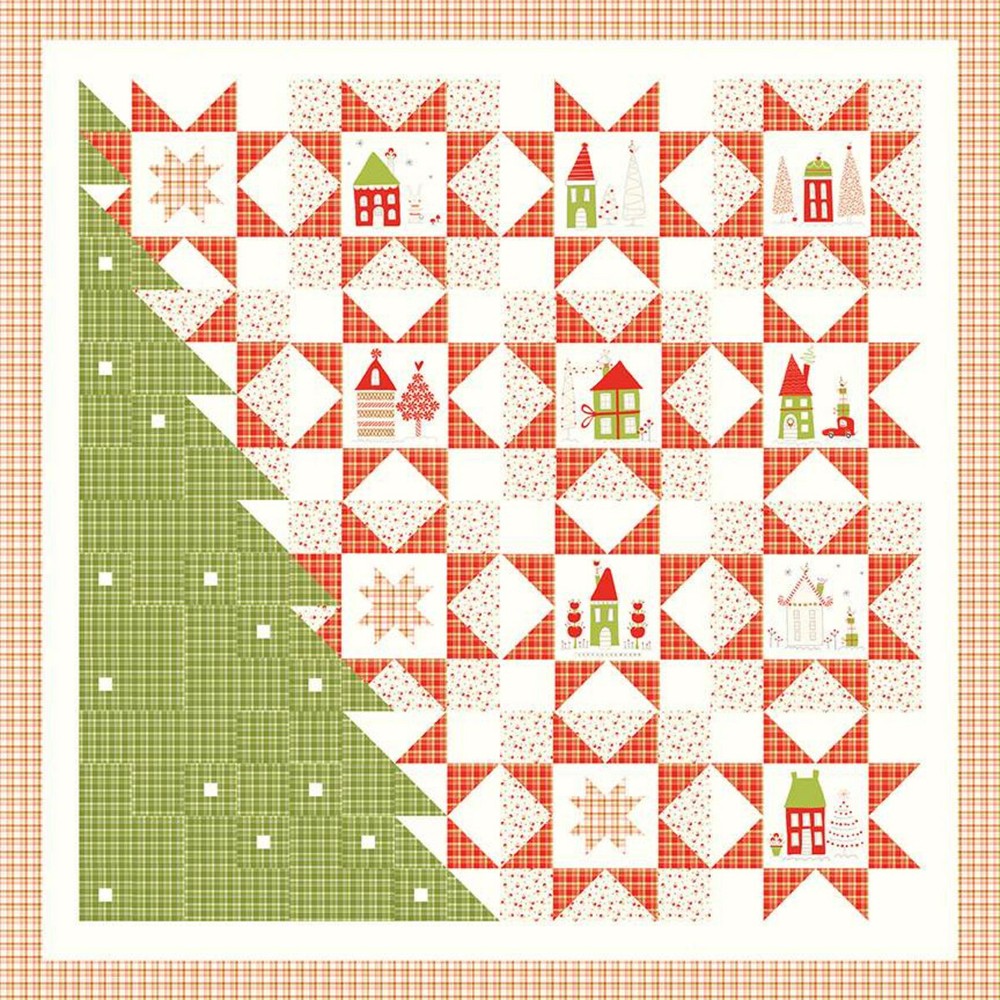 "Merry Little Christmas" Panel Pattern by Sandy Gervais