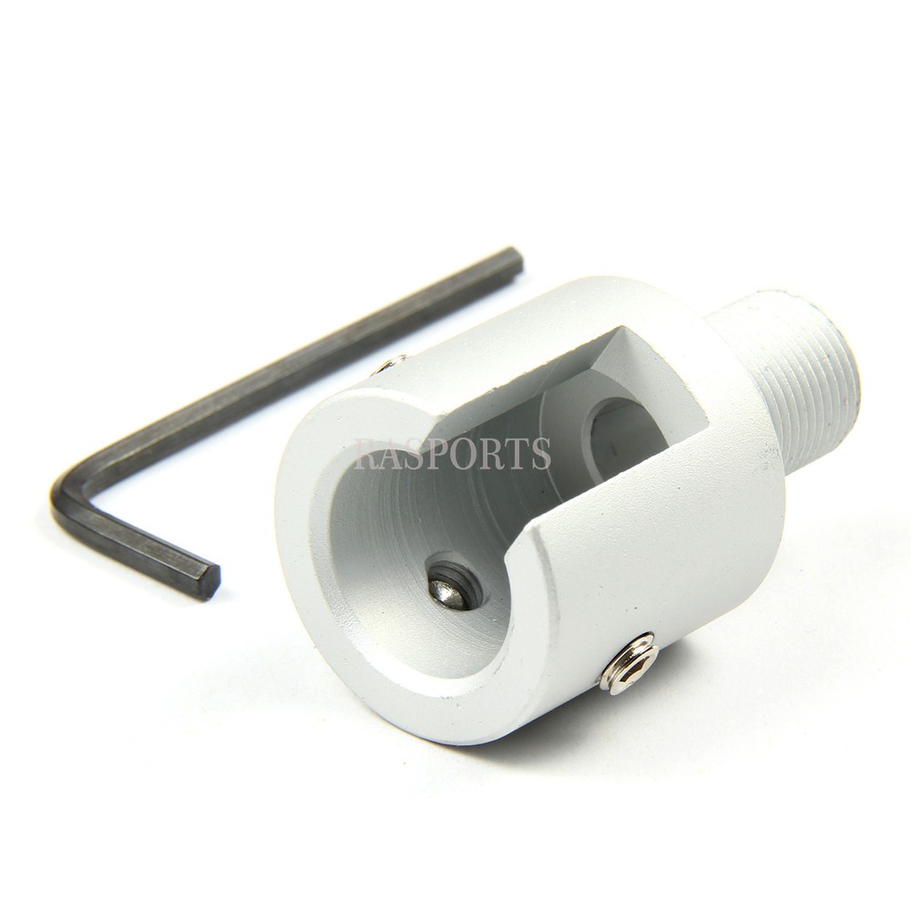 Aluminum Ruger 1022 10-22 Muzzle Brake Adapter 1/2x28 Thread, Three Lock Nut SIL