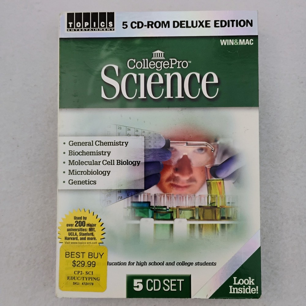 Collegepro Science Deluxe 5 Cd-rom Edition, CS-223d