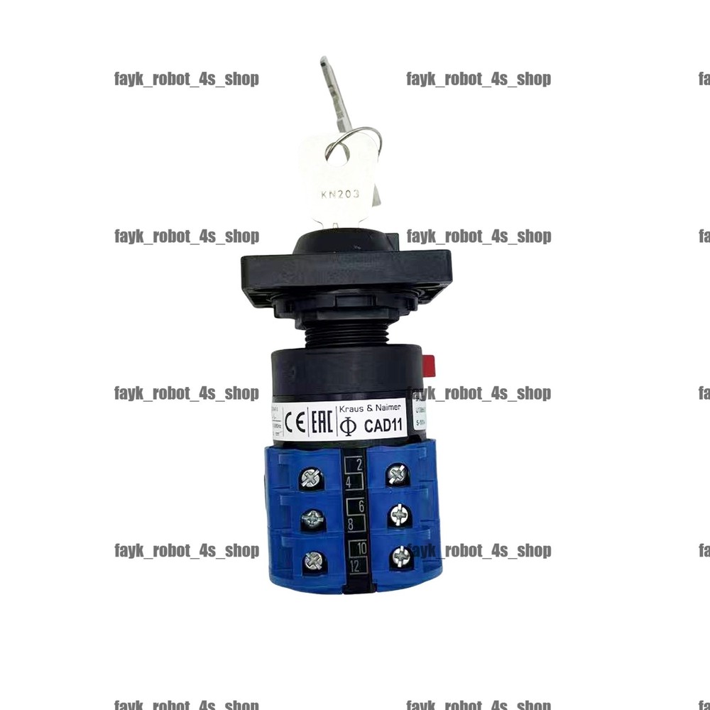3HAC15340-1 0N6KB keys&3-position selector mode switch For ABB robot controller