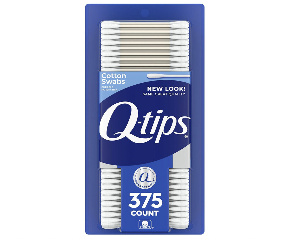Q-tips Cotton Swabs 375 Count 100% Cotton Original