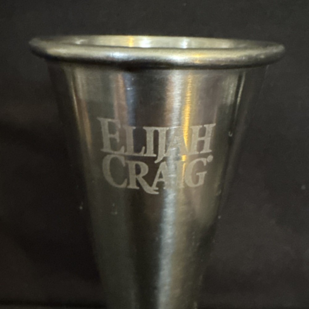 Elijah Craig Stainless Steel Silver Jigger Bar Tool