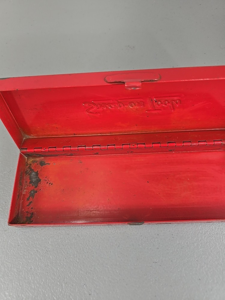 Vintage SNAP-ON KRA-229 1/4" Socket Tool Metal Box Empty No Tools
