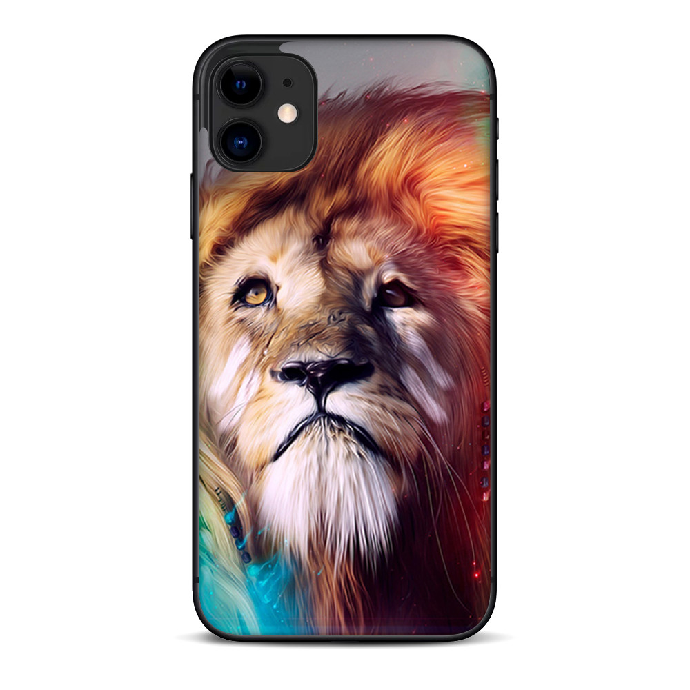 Skins Decal Wrap for Apple iPhone 11 - Lion face