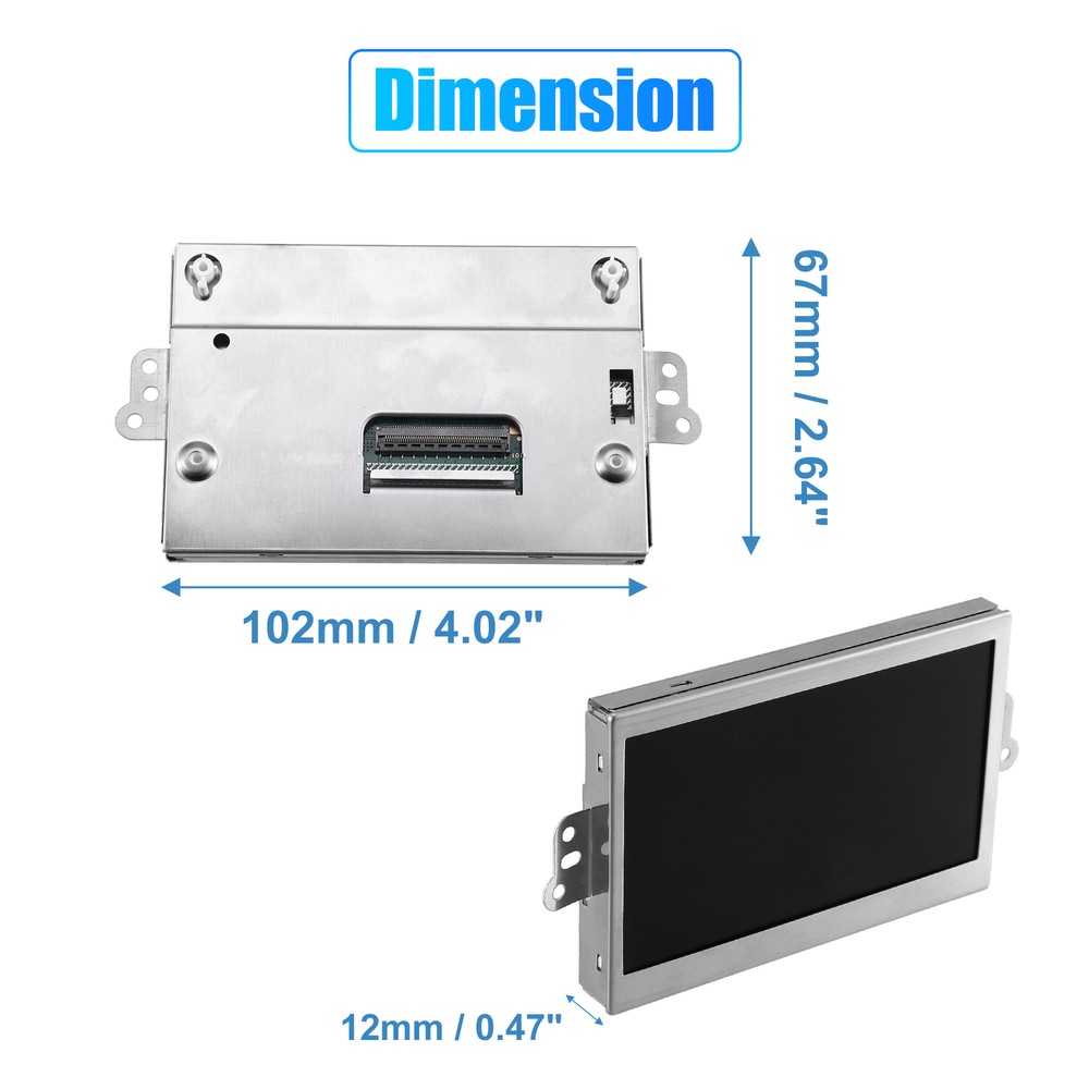 Pack (1) LCD Display Color Screen Speedometer for Ford Focus Escape 2013-2016