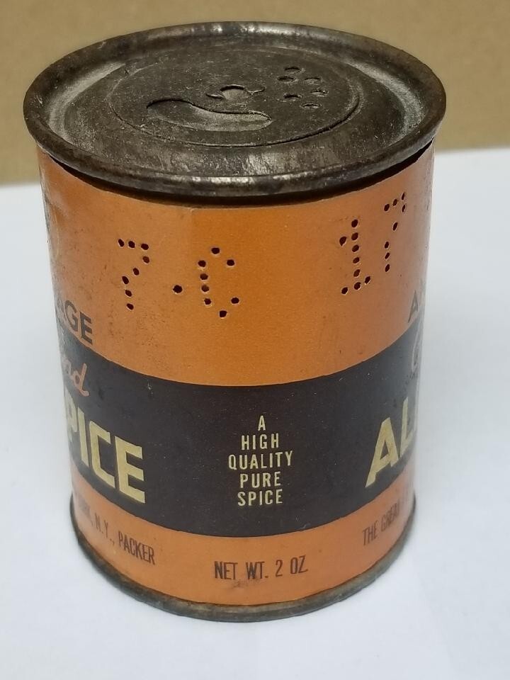 Vintage 2 Oz Ann Page Allspice Tin
