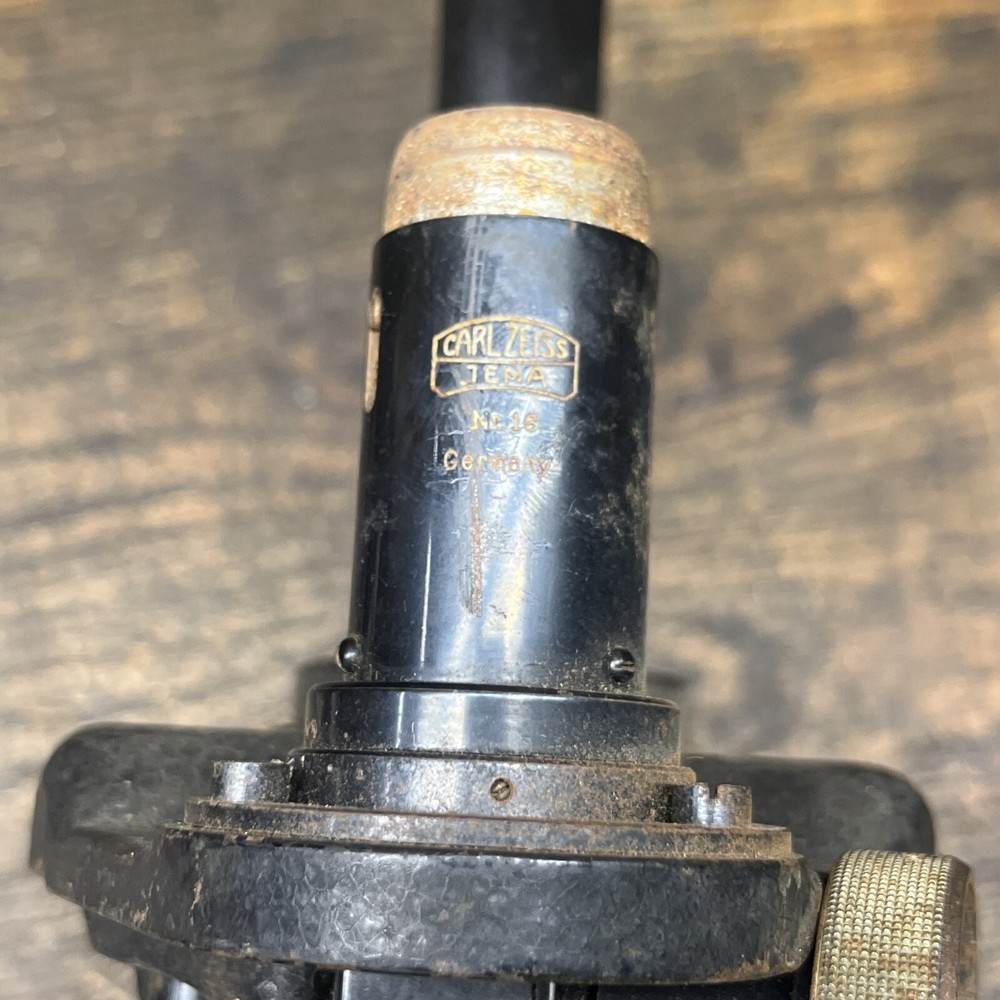 Vintage Carl Zeiss Jena Microscope Table Mount?