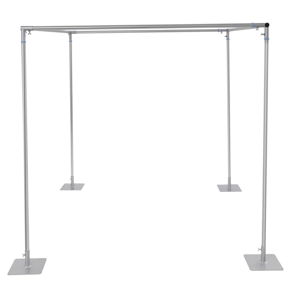 Adjustable 4 Post Hardware Kit, Outdoor Wedding Party Stand, Backdrop Stand