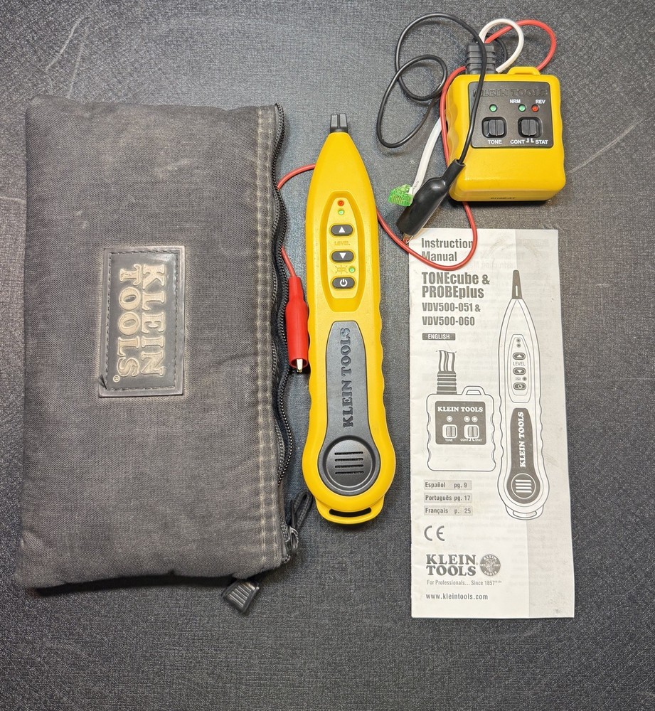 ꙮ Klein Tools Probeplus VDV500-060 & Tonecube VDV500-051