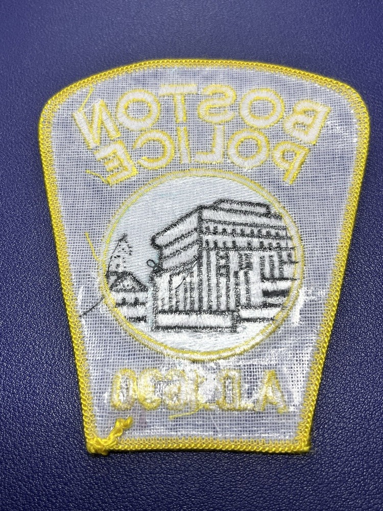 Boston Massachusetts Police Patch