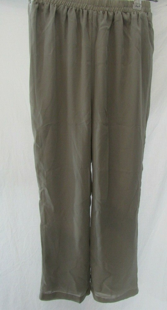 NWT Bridess Gray Sheer Tank, Jacket & Pant Size 2
