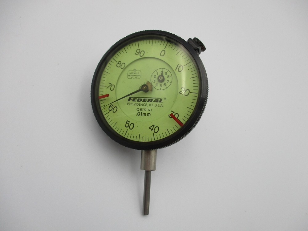 Federal Q615-R1 .01mm Dial Indicator Miracle Movement