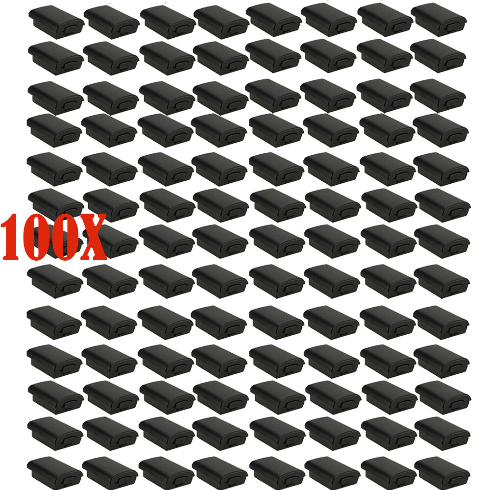 100Pcs AA Battery Back Cover Case Shell Pack For Xbox 360 Wireless Controller