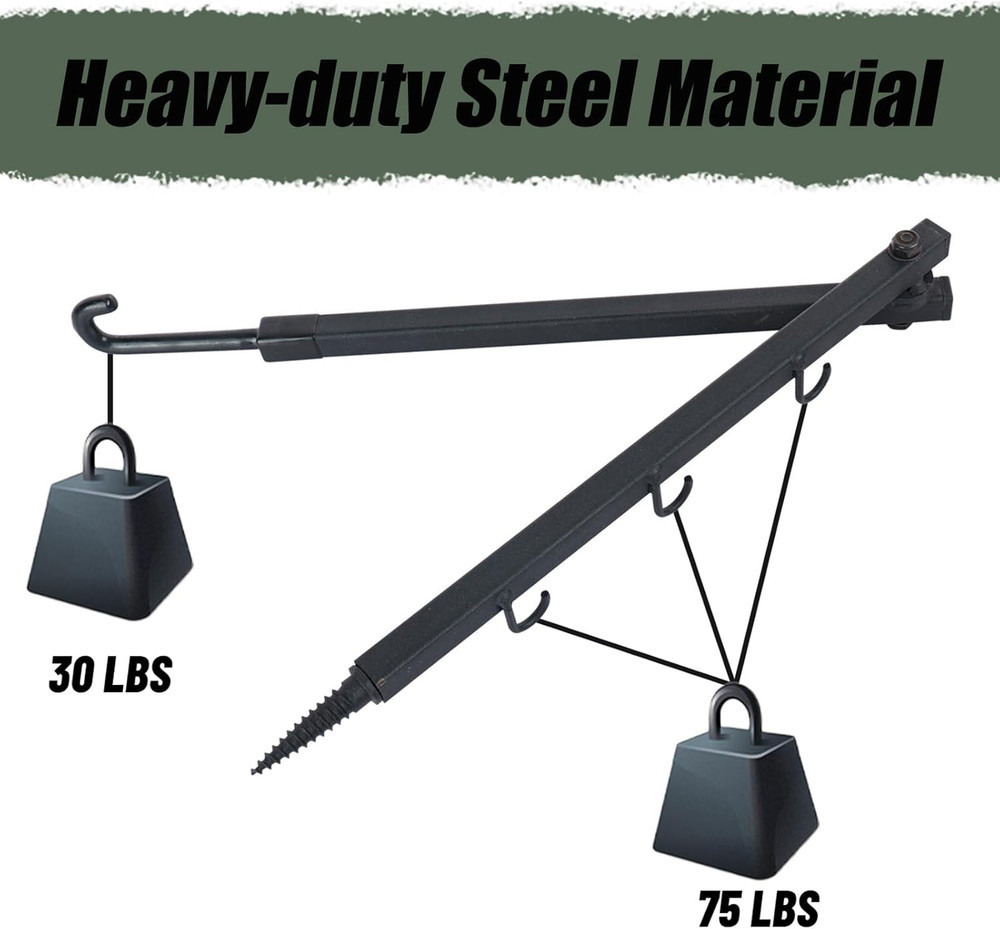 Tree Stand Bow Hanger Gear Holder Accessory Hook - Pack of 3