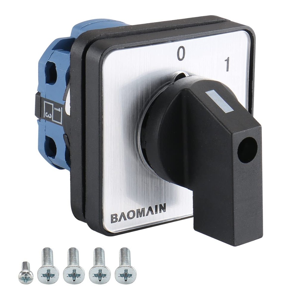Cam Combination Changeover Switch AC 660V 20A 2 Position 4 Terminals Switch