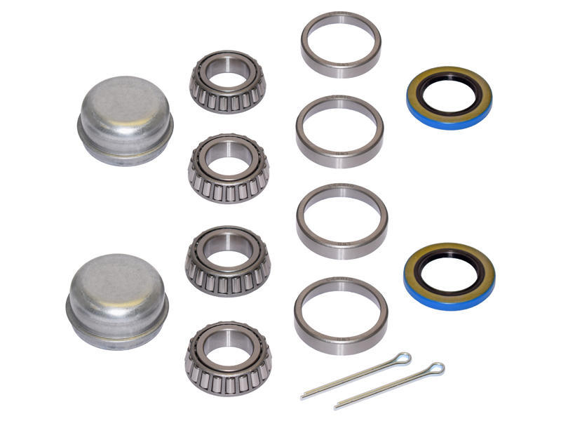 Pair Of Trailer Bearing Repair Kits For 1 Inch Straight Spindles -  280451-2