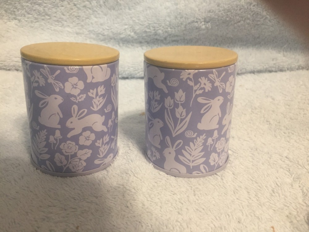 Bunny Rabbit Easter Set Of 2 Candles Lilac Fields Each 3 Oz.