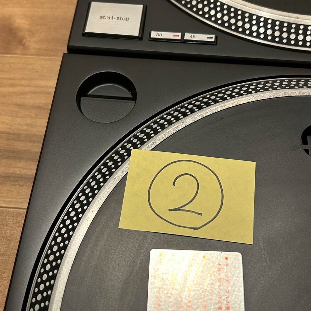 Technics SL-1200MK3 DJ Record Turntable System Pair Set Mogami FullyFunction