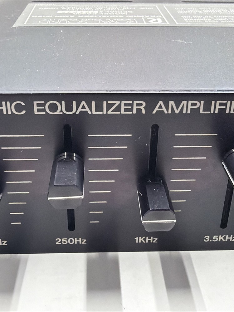 ROYAL SOUND GRAPHIC EQUALIZER AMPLIFIER EA400