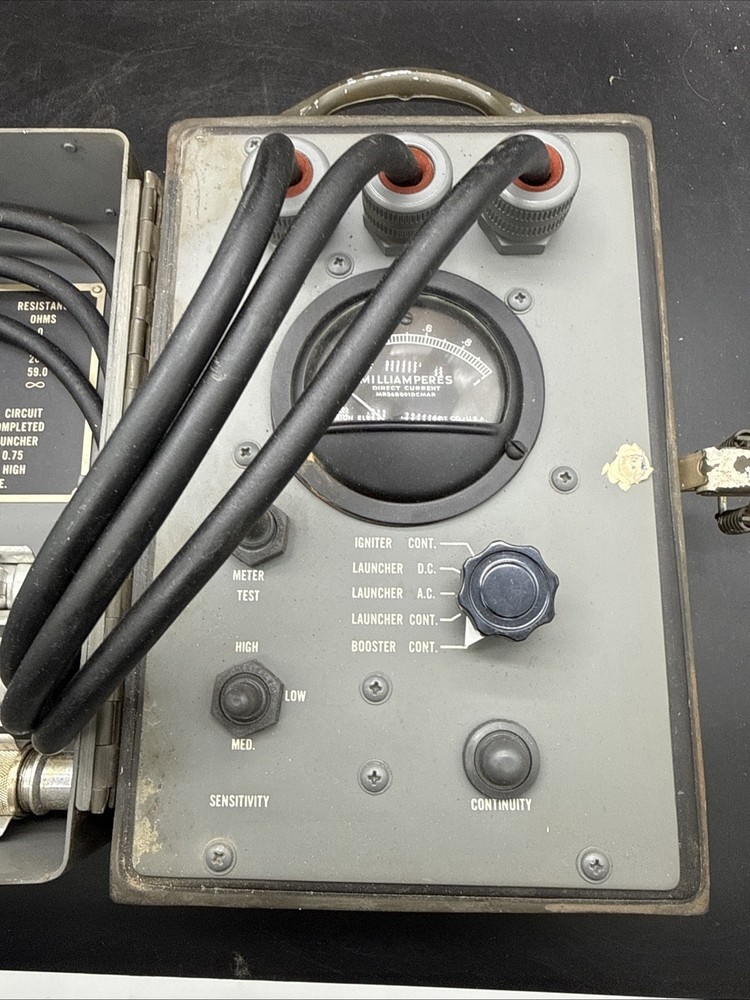 US Army TEST ASSEMBLY SQUIB Launcher explosive Booster Ordnance Corps Circuit