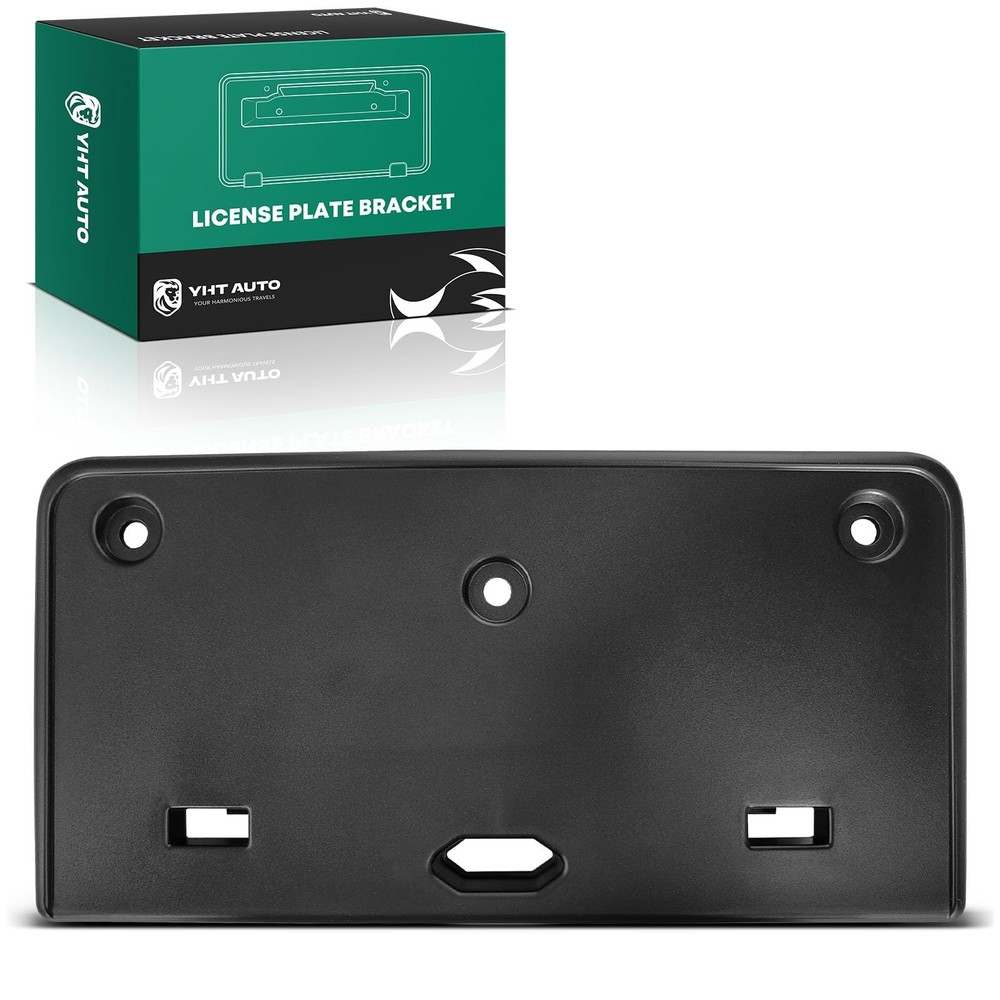 Front License Plate Frame GTI 2015-2017 Plastic Black No Drill Bracket
