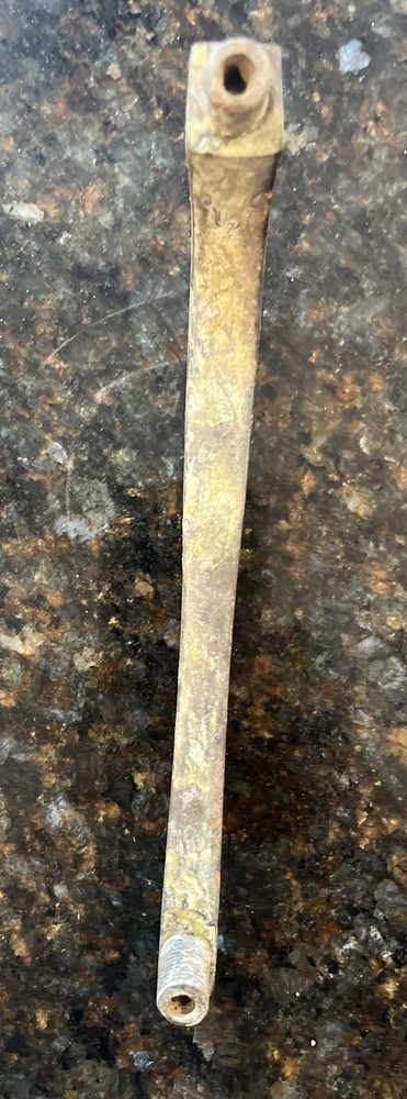 Antique Door Pull Brass Art Deco Victorian UnMarked