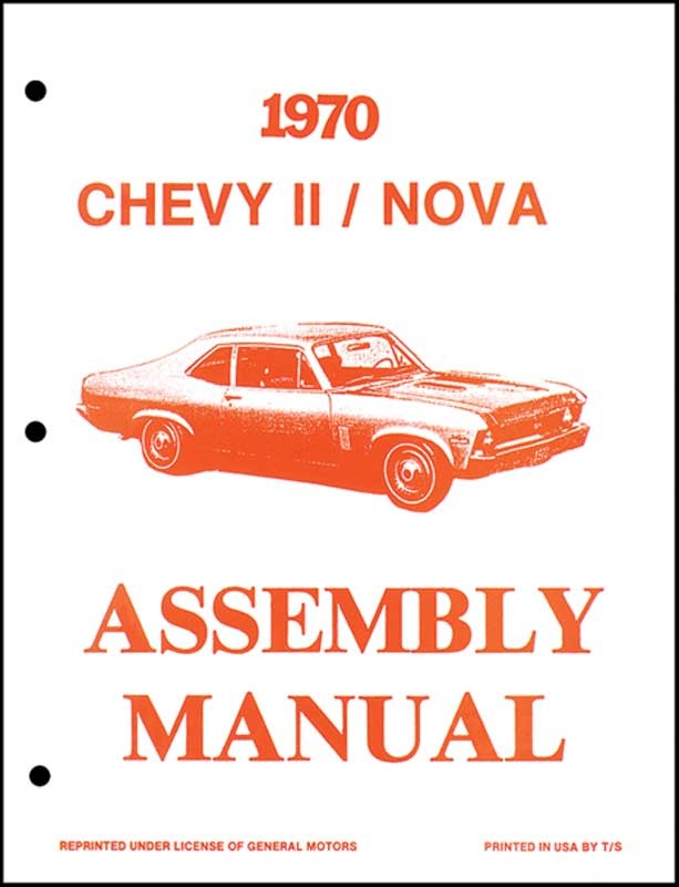 1970 Nova; Factory Assembly Manual