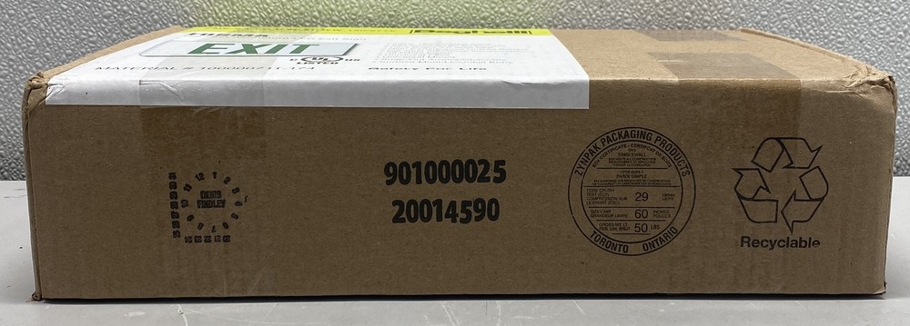 Beghelli FORMA LED Exit Sign Die Cast Aluminum 120/277v