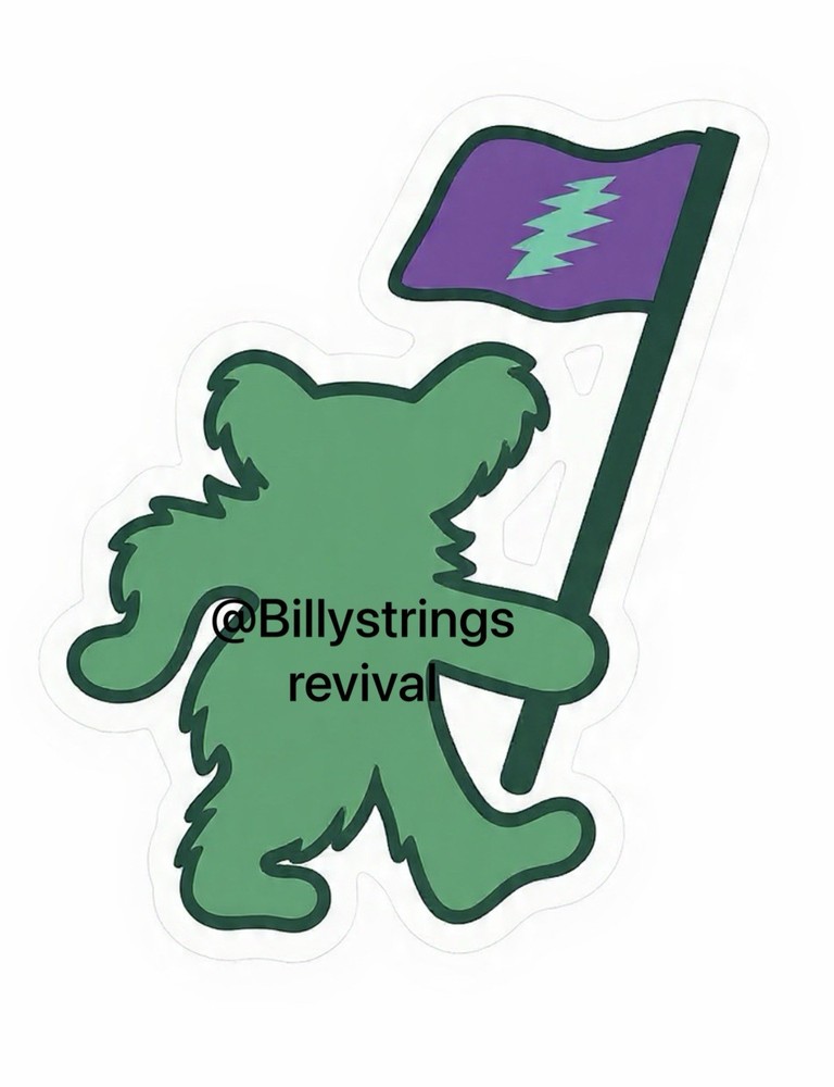 💀Grateful Dead “Bear/Bolt” Sticker⚡️