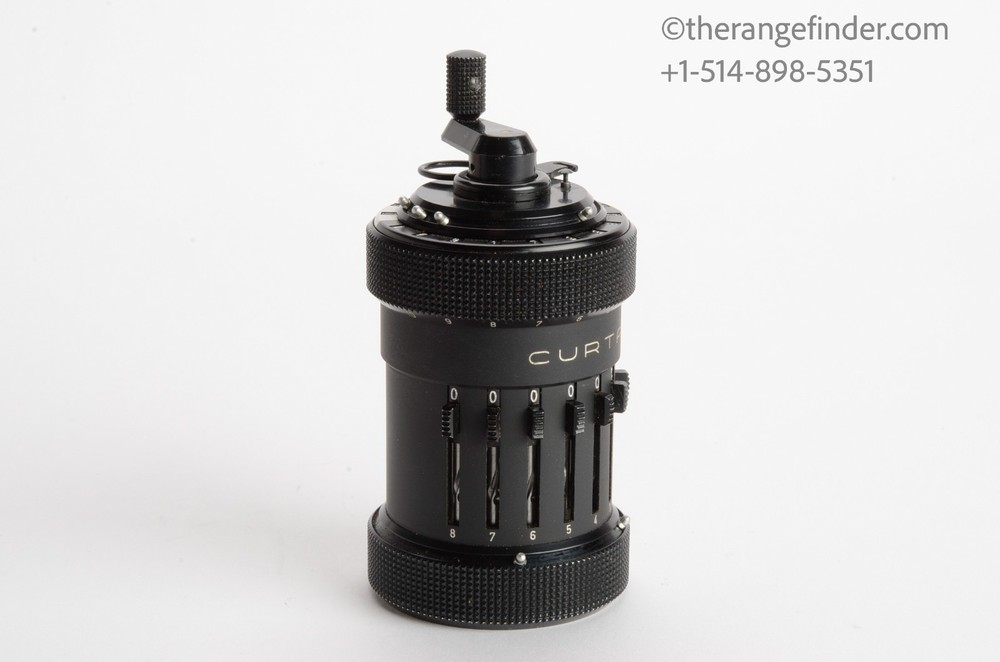 Curta Type 1 Mechanical Calculator (1962) w/case