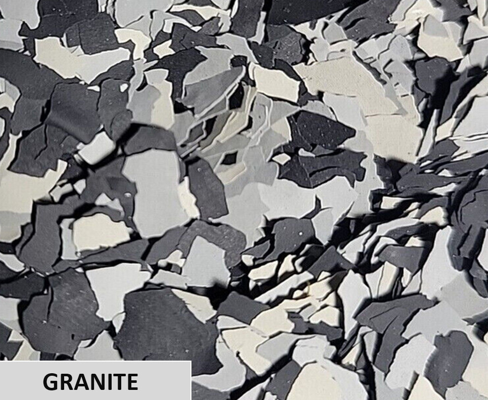 FLAKE Epoxy Floor Coating. 1/4  ONE POUND